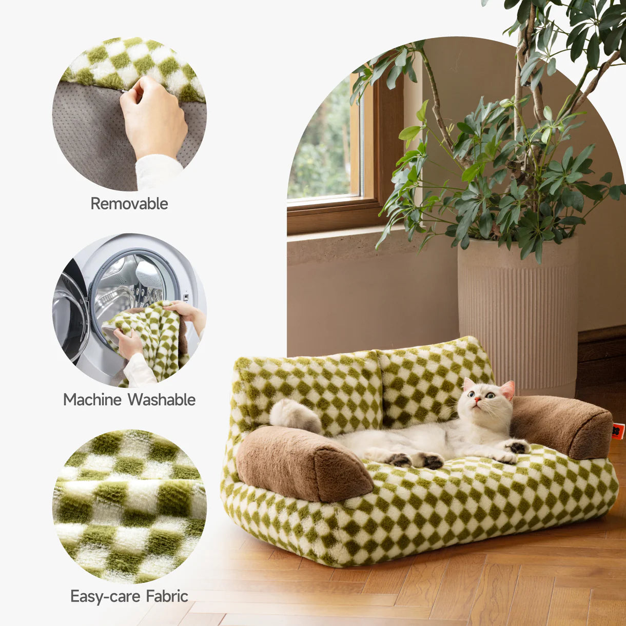 Ravinu Diamond Cat & Dog Sofa™