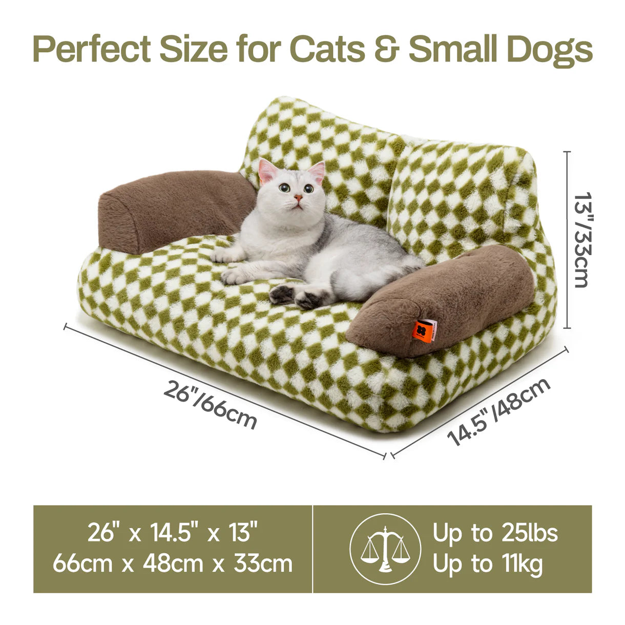Ravinu Diamond Cat & Dog Sofa™