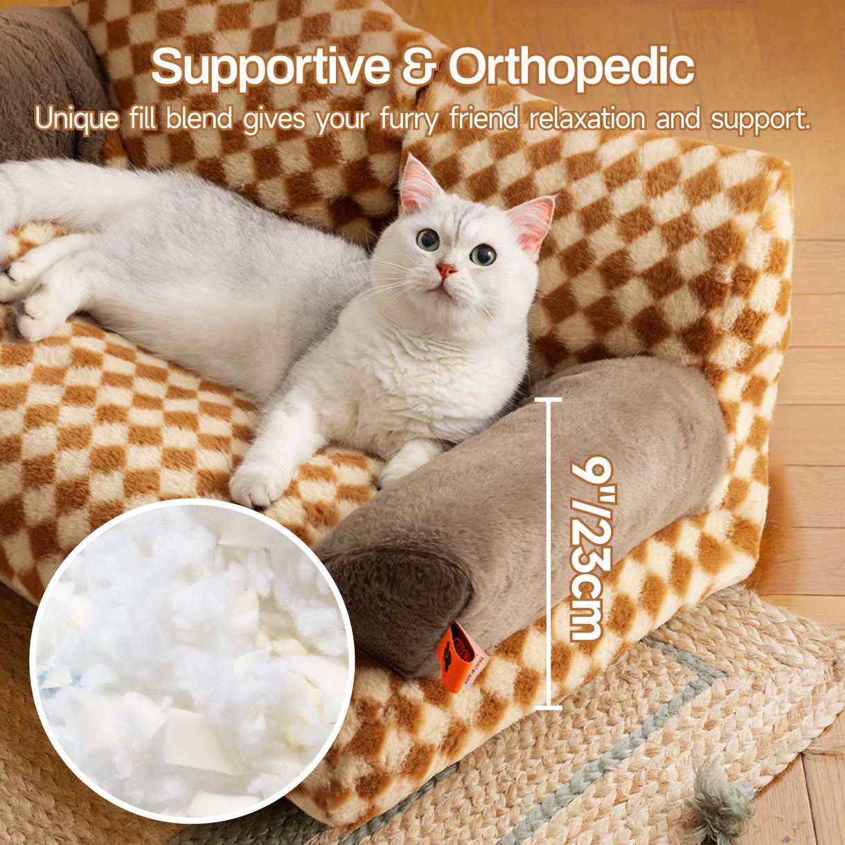 Ravinu Diamond Cat & Dog Sofa™