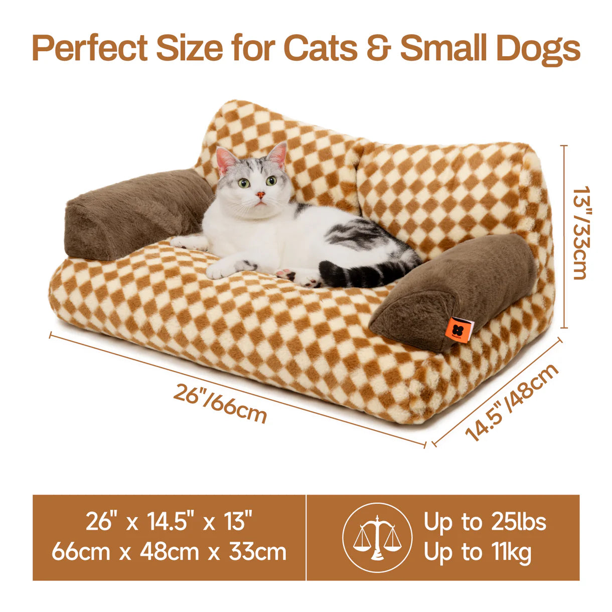 Ravinu Diamond Cat & Dog Sofa™