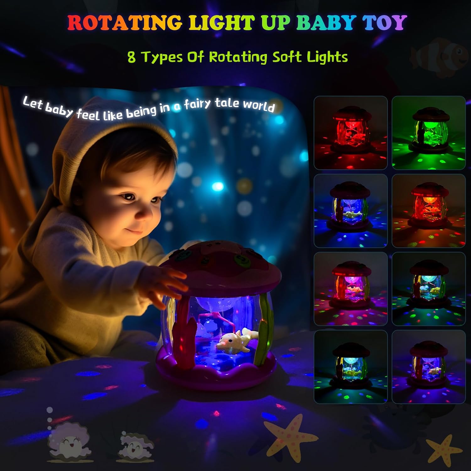 Ravinu Ocean Projector Musical Toy™ for Babies