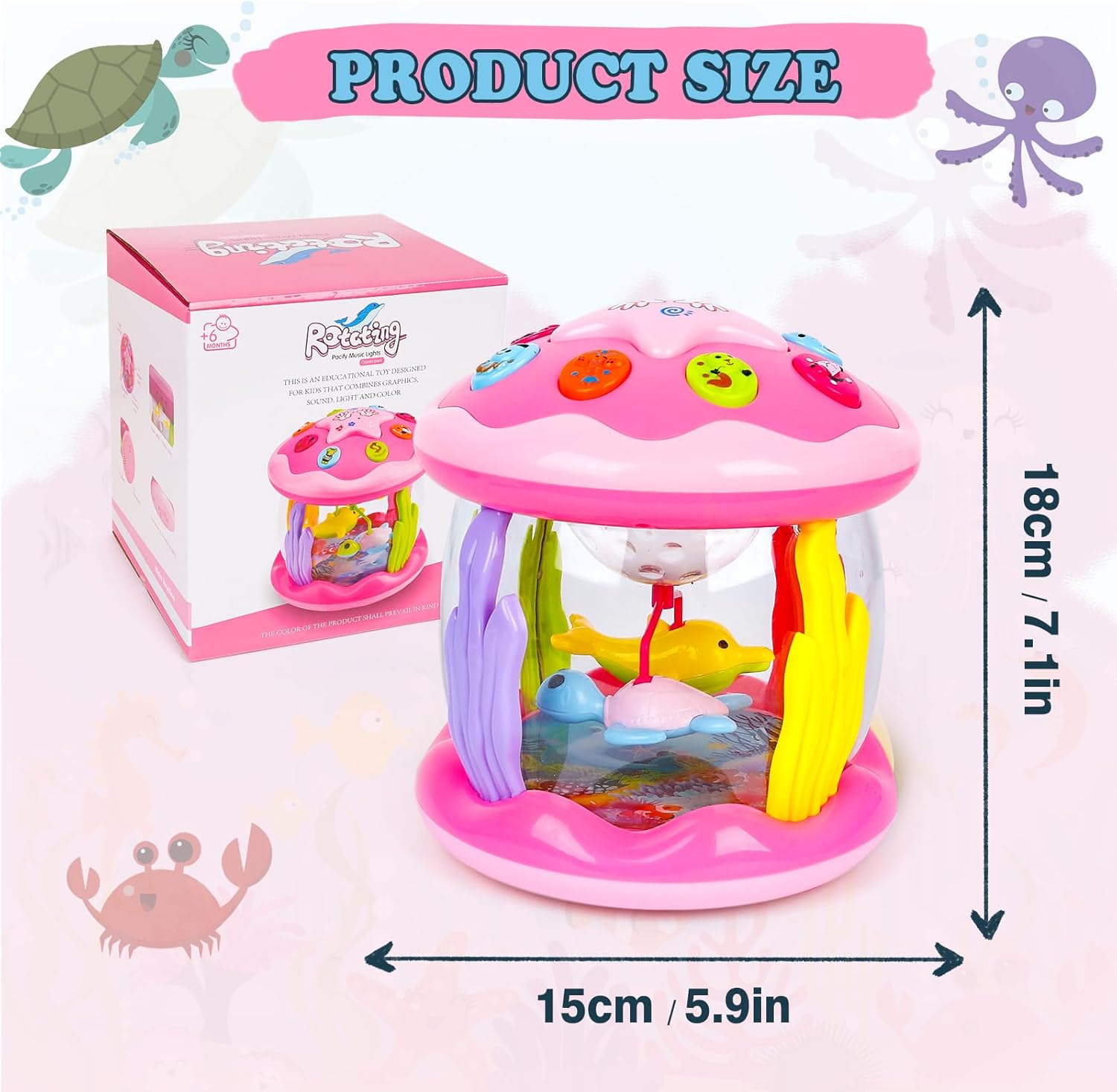 Ravinu Ocean Projector Musical Toy™ for Babies