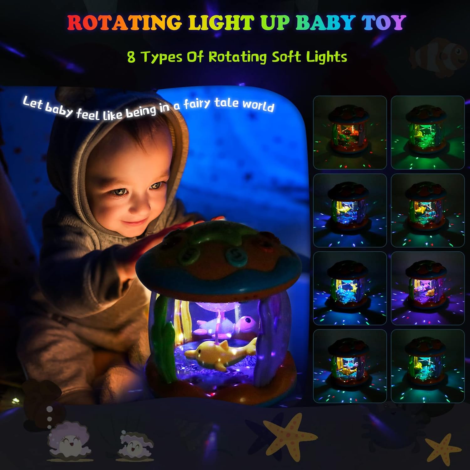 Ravinu Ocean Projector Musical Toy™ for Babies