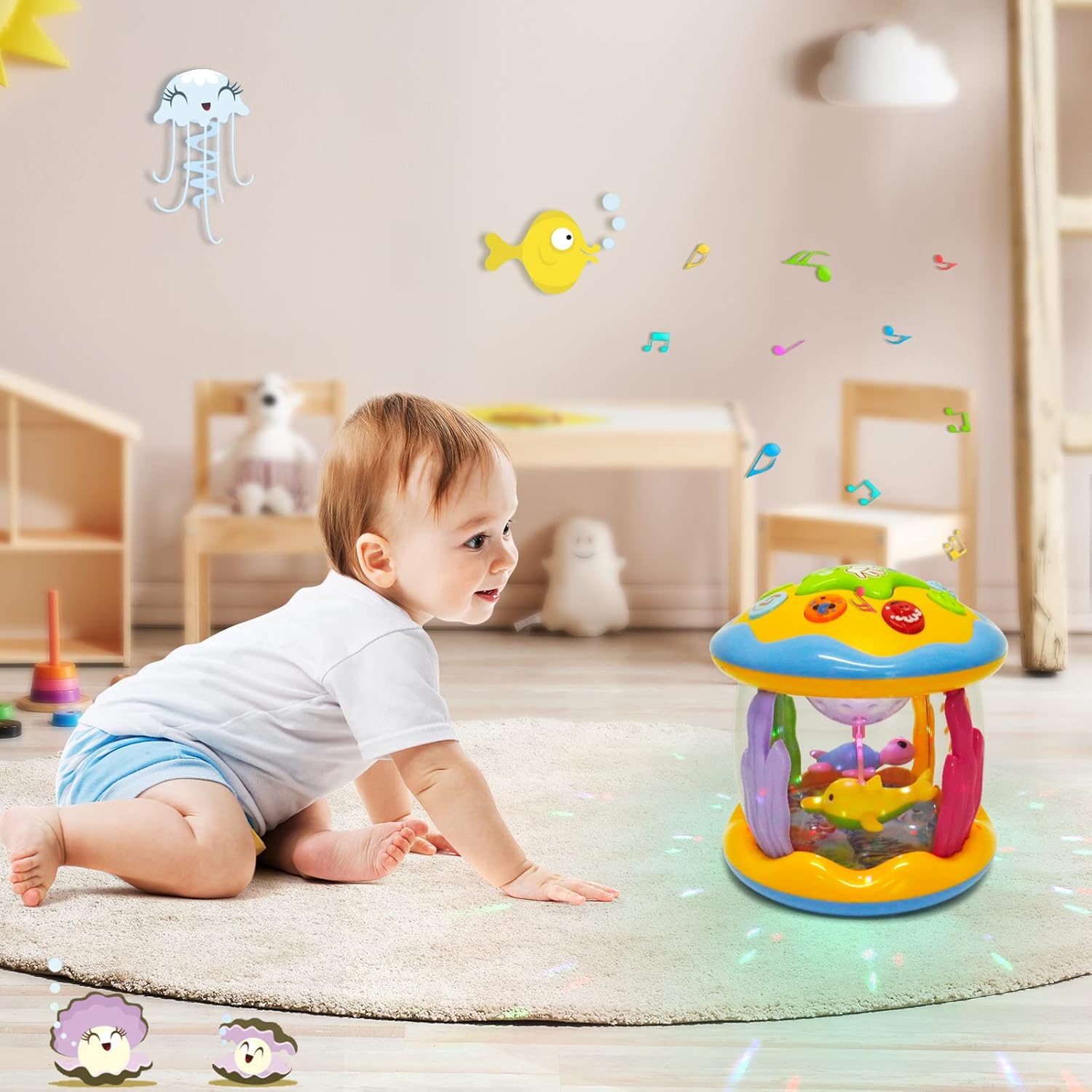 Ravinu Ocean Projector Musical Toy™ for Babies