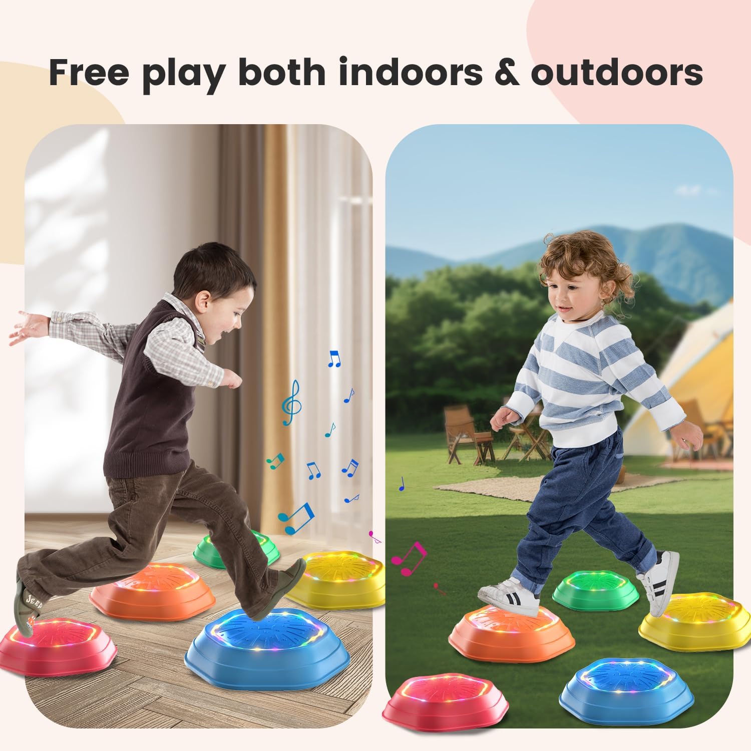 Ravinu Music & Light Up Stepping Stones™